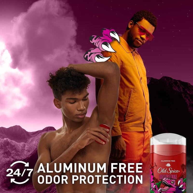 Aluminum Free Deodorant for Men, Raptorstrike, 48 Hr. Protection