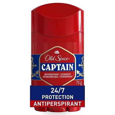 Antisudorifique et désodorisant pour hommes, Captain, 73g