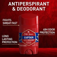 Captain, Anti-Perspirant and Deodorant for Men