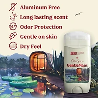 GentleMan's Collection Deodorant, Sandalwood + Aloe, Aluminum Free