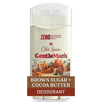 Désodorisant GentleMan’s Collection, Cassonade et beurre de cacao, sans aluminium, 85g