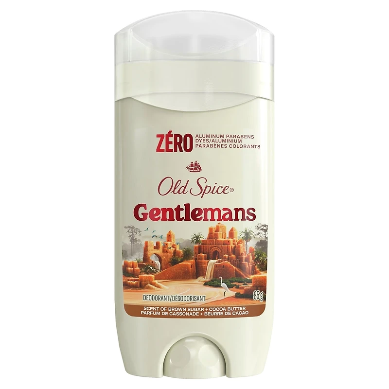 GentleMan's Collection Deodorant, Brown Sugar + Cocoa Butter, Aluminum Free
