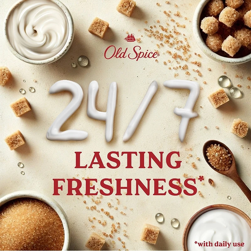 GentleMan's Collection Deodorant, Brown Sugar + Cocoa Butter, Aluminum Free