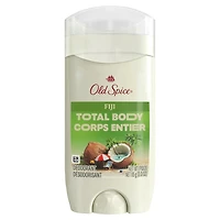 Whole Body Deodorant Stick, Aluminum Free Total Body Deodorant, Fiji Scent, 24/7 Freshness From Pits to Toes and Down Below // Dermatologist Tested