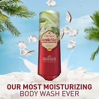 Super Hydration Men's Body Wash, Fiji with Palm Tree + Coconut, 24/7 Renewing Moisture