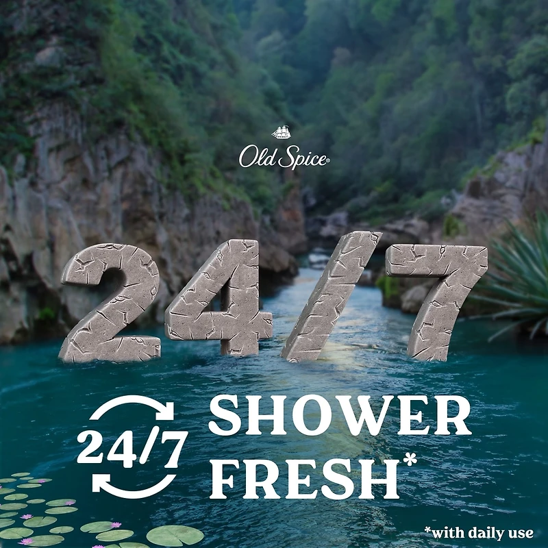 Men's Body Wash for Men, Retreat Scent, 24/7 Shower Fresh, Exfoliation + Moisturization