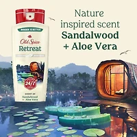 Men's Body Wash for Men, Retreat Scent, 24/7 Shower Fresh, Exfoliation + Moisturization
