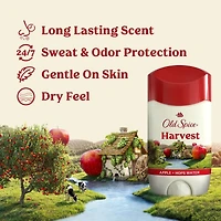 Antisudorifique et désodorisant pour hommes Harvest, fraîcheur et protection contre la transpiration durables 24heures sur 24, 7jours sur 7