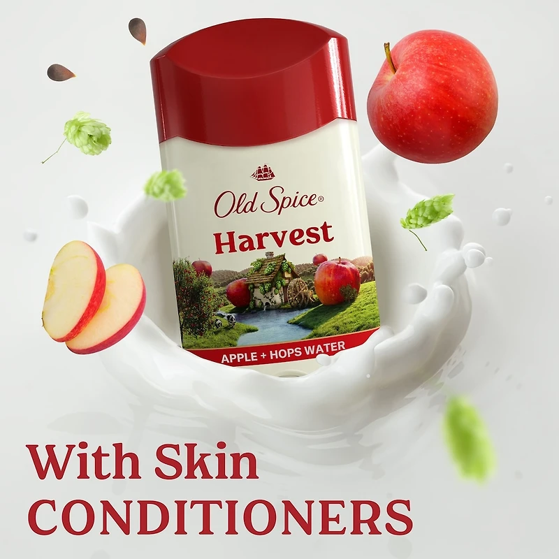 Antisudorifique et désodorisant pour hommes Harvest, fraîcheur et protection contre la transpiration durables 24heures sur 24, 7jours sur 7