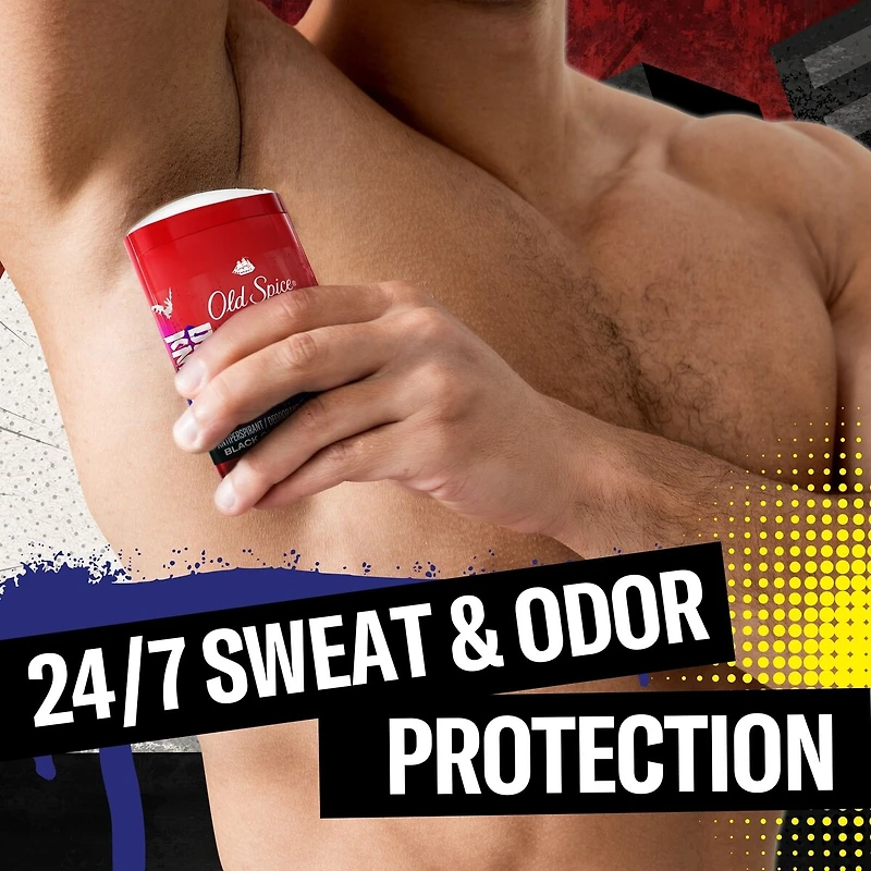 Antisudorifique et désodorisant pour hommes, fraîcheur 24heures sur 24, 7jours sur 7, protection longue durée contre la transpiration et les odeurs, sentez comme un héros, Batman, parfum Cerise noire et crépuscule, 73g