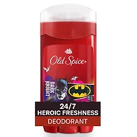 Aluminum Free Deodorant for Men, 24/7 Freshness, Long Lasting Odor Protection, Smell Like a Hero, Batman, Black Cherry and Nightfall Scent