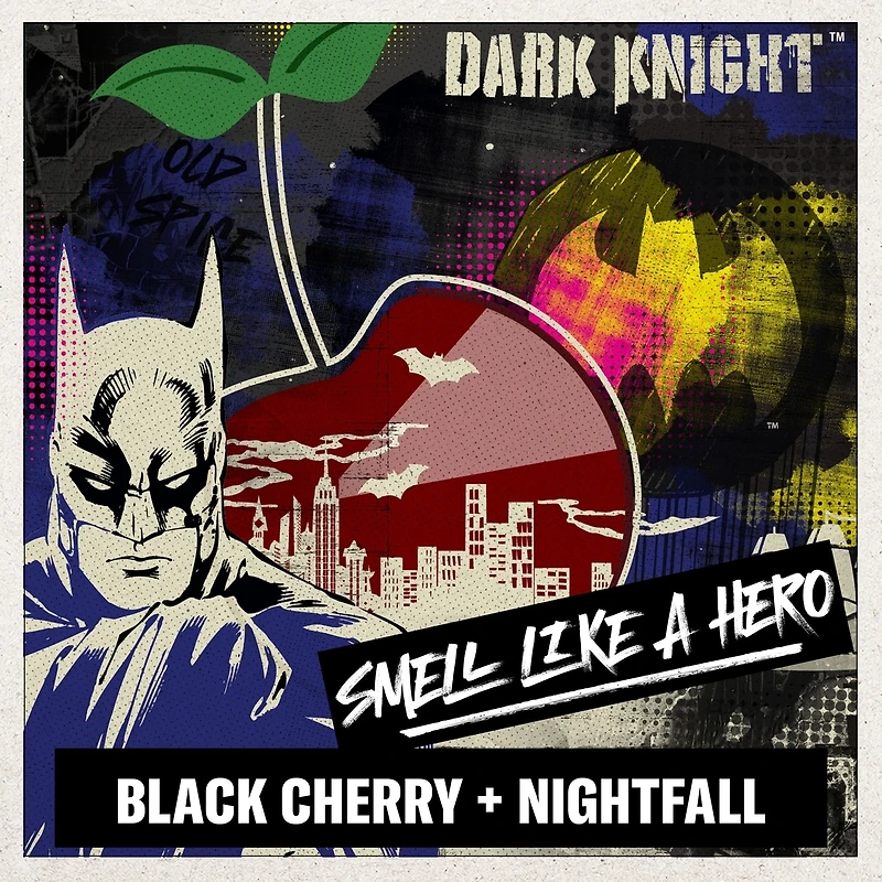 Aluminum Free Deodorant for Men, 24/7 Freshness, Long Lasting Odor Protection, Smell Like a Hero, Batman, Black Cherry and Nightfall Scent