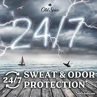 Antisudorifique et désodorisant pour hommes, parfum Tonnerre, fraîcheur et protection contre la transpiration durables 24heures sur 24, 7jours sur 7, 73g