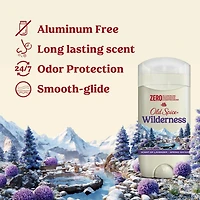 Deodorant for Men in Wilderness Scent, 24/7 Lasting Freshness, Aluminum Free