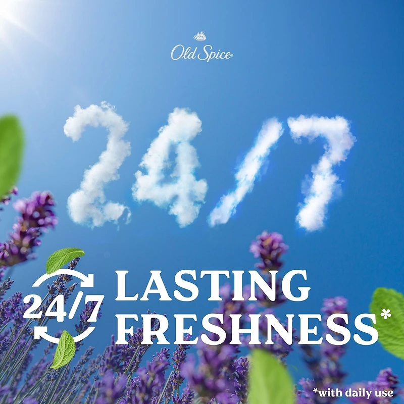 Deodorant for Men in Wilderness Scent, 24/7 Lasting Freshness, Aluminum Free