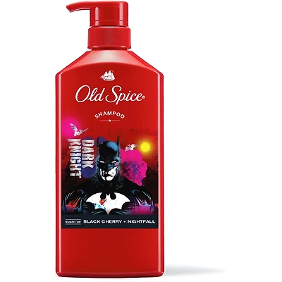 Shampoo x Batman, The Dark Knight, DC Comics Collaboration, Healthier, Fuller, More Moisturized Looking Hair, Black Cherry + Nightfall Scent