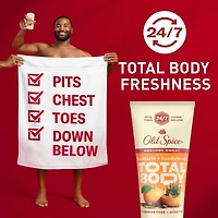 Whole Body Deodorant Lotion, Aluminum Free Total Body Deodorant, Mandarin + Sandalwood Scent, Absorbs Sweat //24/7 Freshness From Pits to Toes and Down Below