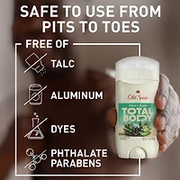 Total Body Deodorant Aluminum Free Cream Vanilla + Shea, 24/7 Freshness From Pits to Toes and Down Below // Dermatologist Tested Full Body Deodorant