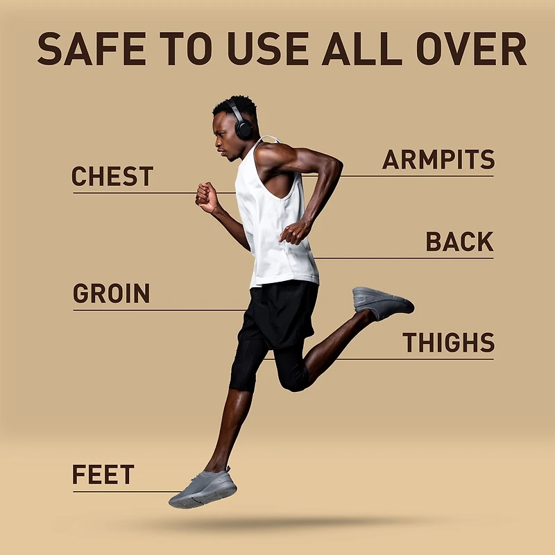 Whole Body Deodorant for Men, Total Body Deodorant, Aloe + Rain, Aluminum Free Spray for 24/7 Freshness