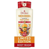 Body Wash for men, Holidudes Limited Edition, 24/7 Holiday Freshness, Lasting Scent and Rich Lather, Snickerdudel, Sugar Cookie Scent, Stocking Stuffer, Holiday Gift, Seasonal Scent