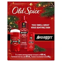 Yule Smell Great Gift Set with Swagger 2in1 Shampoo & Conditioner, Swagger Bodywash, and Swagger Deodorant