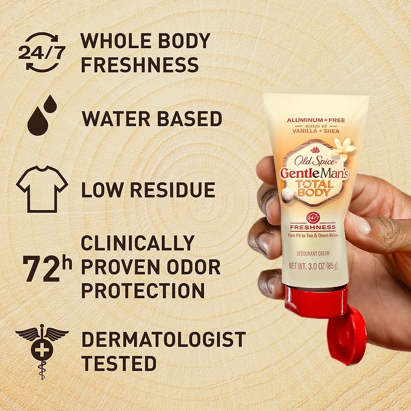 Total Body Essentials Gift Set with Vanilla Shea Stick, Vanilla Shea Mini Spray, and Vanilla Shea Cream