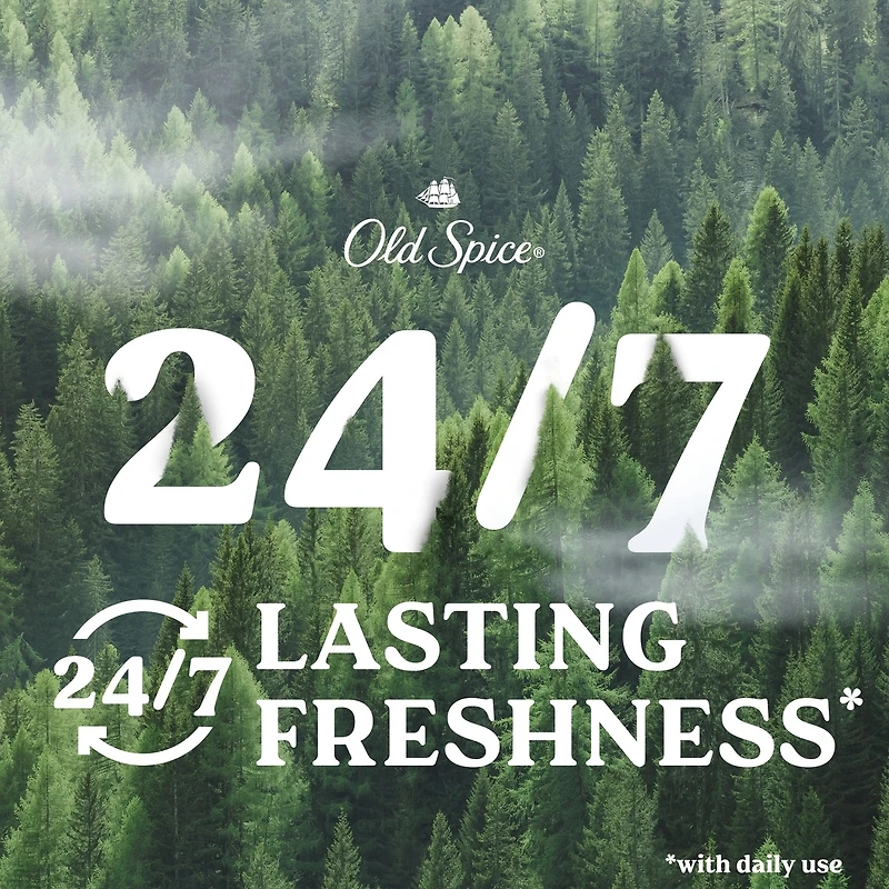 Désodorisant Old Spice pour hommes Timber avec parfum de bois de santal, 85 g