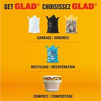 Petits sacs 100 % compostables au parfum de citron frais, petits sacs de 10 L