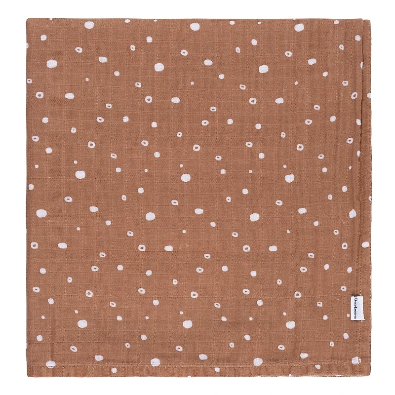 Couvertures Bébé En Mousseline Animaux + Géométrie (Lot De 2)