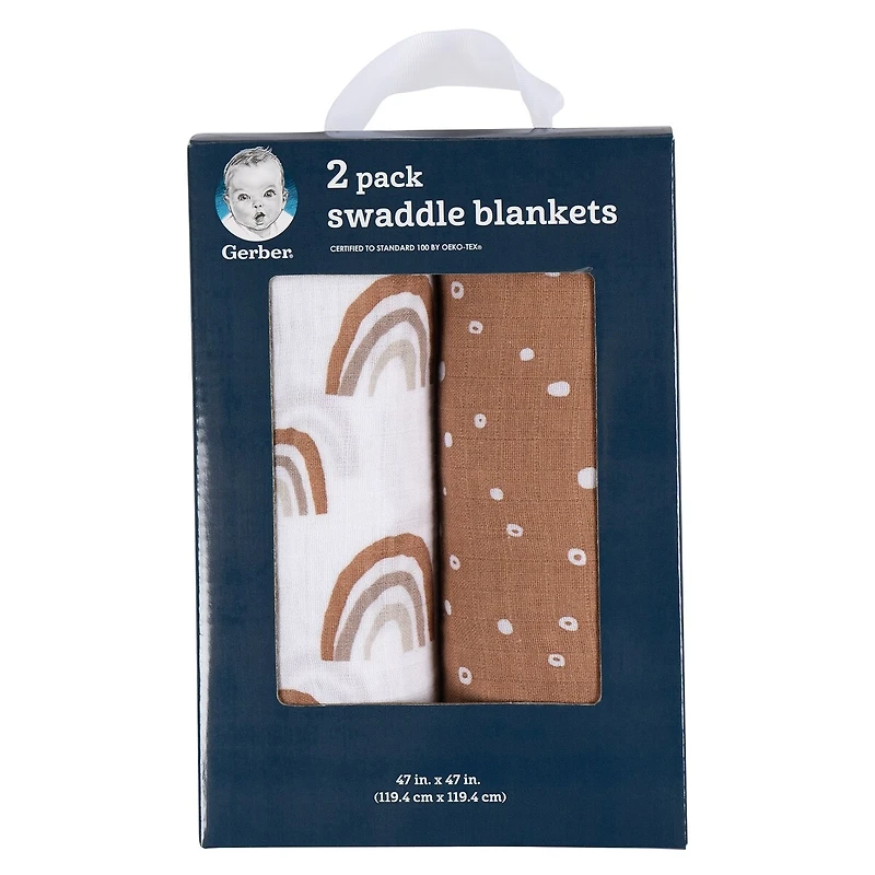 Muslin Baby Blanket Celestial 2pk