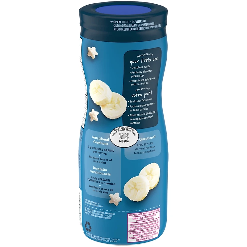 SOUFFLÉS GERBER Saveur de banane, collations pour bébés
