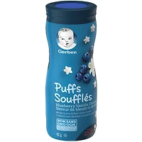 GERBER PUFFS, Blueberry Vanilla, Baby Snacks
