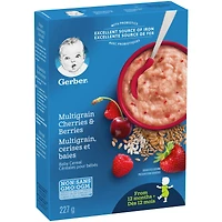 Céréales pour bébés Étape 4 Multigrains avec cerises et baies