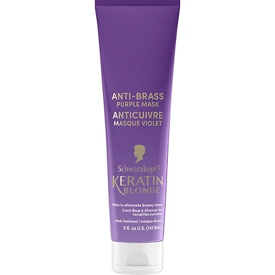 Masque violet anti-cuivre Schwarzkopf Keratin Blonde, 1 application