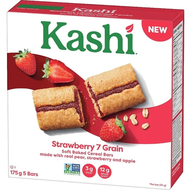 Soft Baked Cereal Bars Strawberry 7 Grain 5 Bars