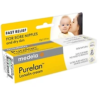 Crème à la lanoline pour mamelons de Medela, pour l'allaitement maternel, 1 seul ingrédient 100% naturel, Nouveau Purelan,1.3 once