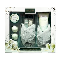 8PC EUCALYPTUS SAGE slipper SET