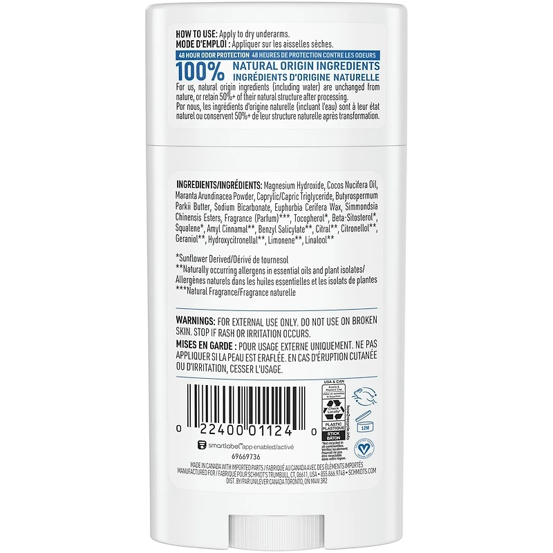 Fresh Rain & Birch 48h Deodorant with 100% Natural Origin Ingredients