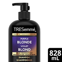 Shampooing pour cheveux blonds ou argentés TRESemmé Purple Blonde Neutraliseur Ultraviolet avec Technologie Pro Style™