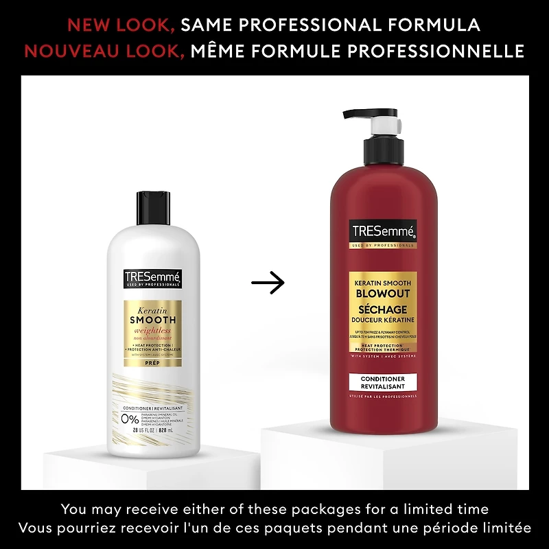 Revitalisant pour cheveux frisottés TRESemmé Keratin Smooth Lamellar Discipline avec Technologie Pro Style™