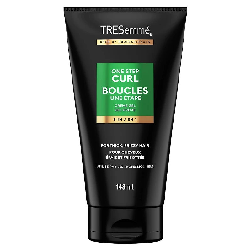 One-Step Curl Crème Gel for thick, frizzy hair 5 in 1 multi-tasking hair styling product