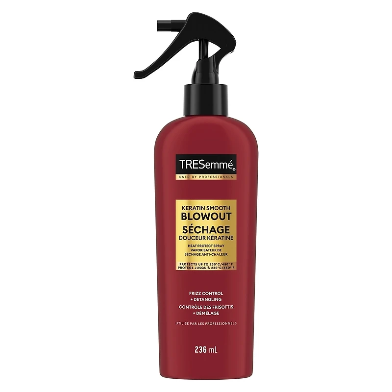 Heat Protection Spray for silky, smooth hair Keratin Smooth heat protect spray with Keratin and Marula Oil