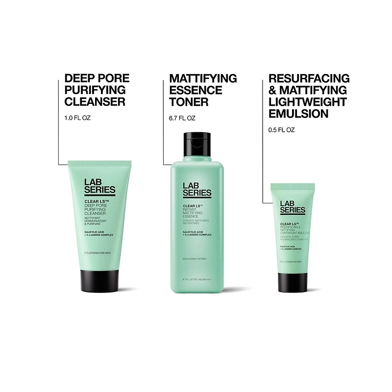 Clear LS Let's Clear Things Up Men's Skincare Set