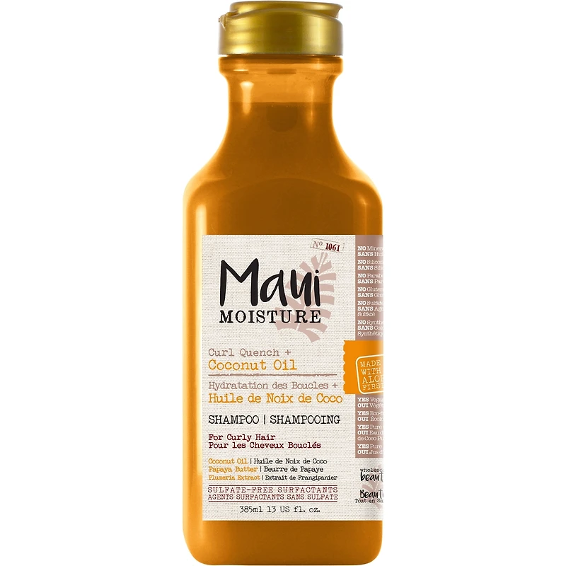 Shampooing Hydratation des boucles, huile de coco