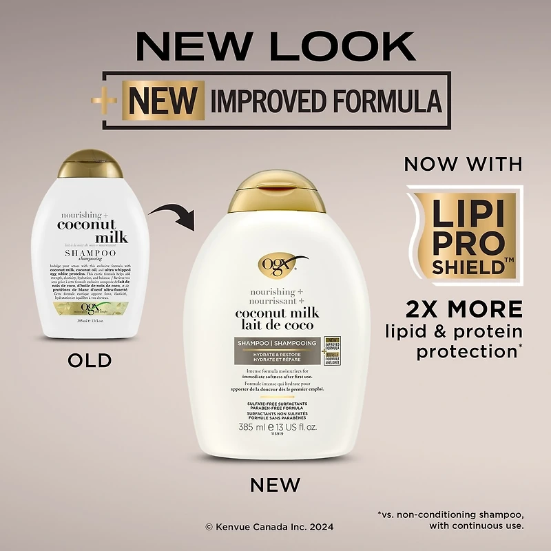 Nourishing + Coconut Milk Moisturizing Shampoo