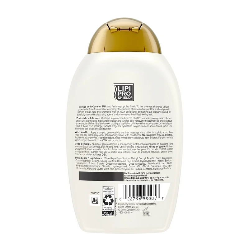 Nourishing + Coconut Milk Moisturizing Shampoo