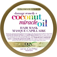 Masque capillaire OGX® Ultrariche réparation des dommages + huile de coco miracle, 172 g