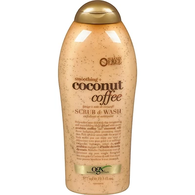 Smoothing + Coconut Coffee Exfoliating Body Scrub & Wash