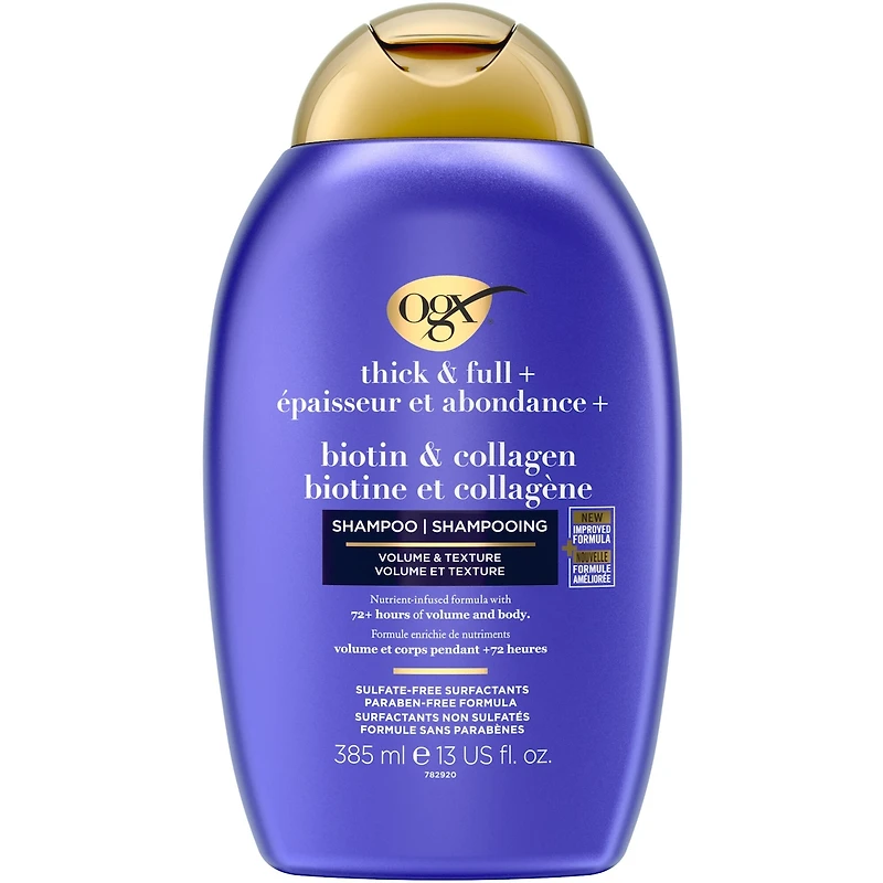 Shampooing volumisant épaisseur et abondance + biotine et collagène