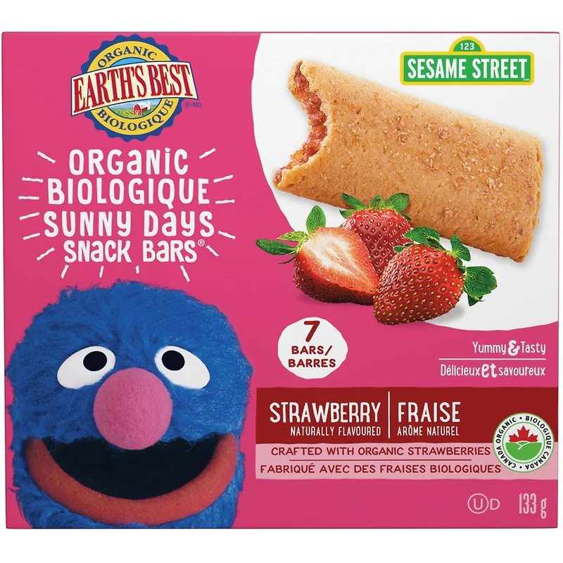 Organic Strawberry Sunny Days Snack Bars